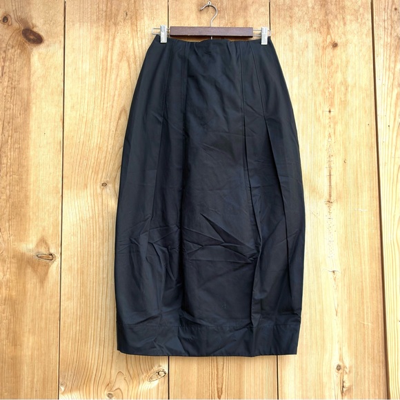 Maeve Sculpted Bow Midi Skirt Sz 0 - Picture 3 of 6